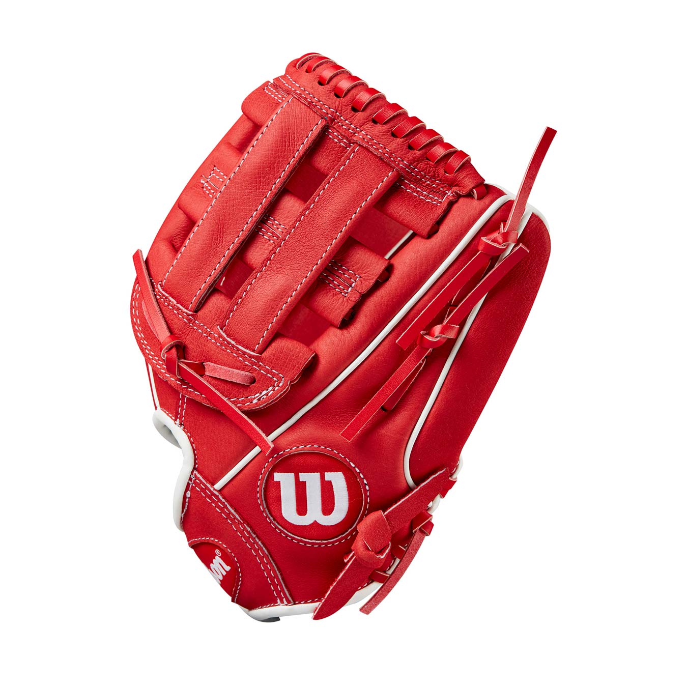 Wilson A450 H-Web Red/White 11" - Image 3