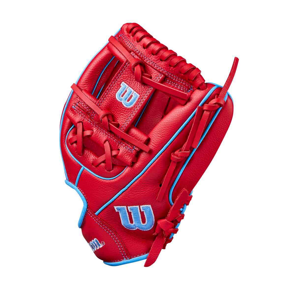 Wilson A500 H-Web Red/Cool Blue/White 11.5" - Image 3