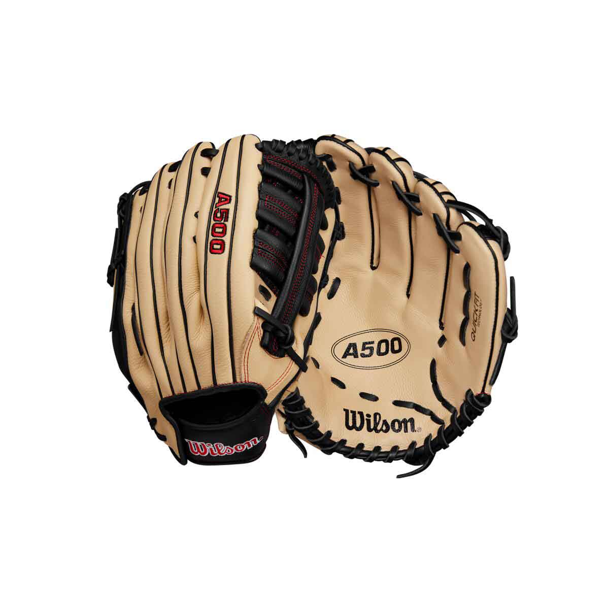 Wilson A500 Single Post Blonde/Red/Black 12.5" - Image 4