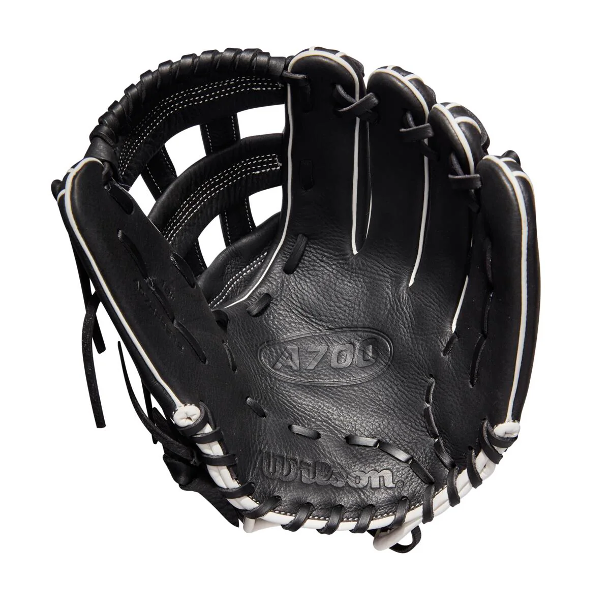 Wilson A700 Fastpitch Black/White 12" - Image 2