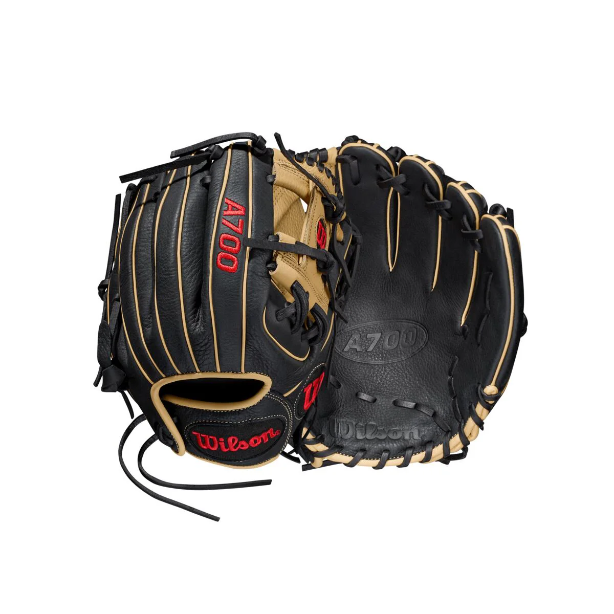 Wilson A700 H-Web Black/Blonde/Red 11.5"-RHT - Image 5