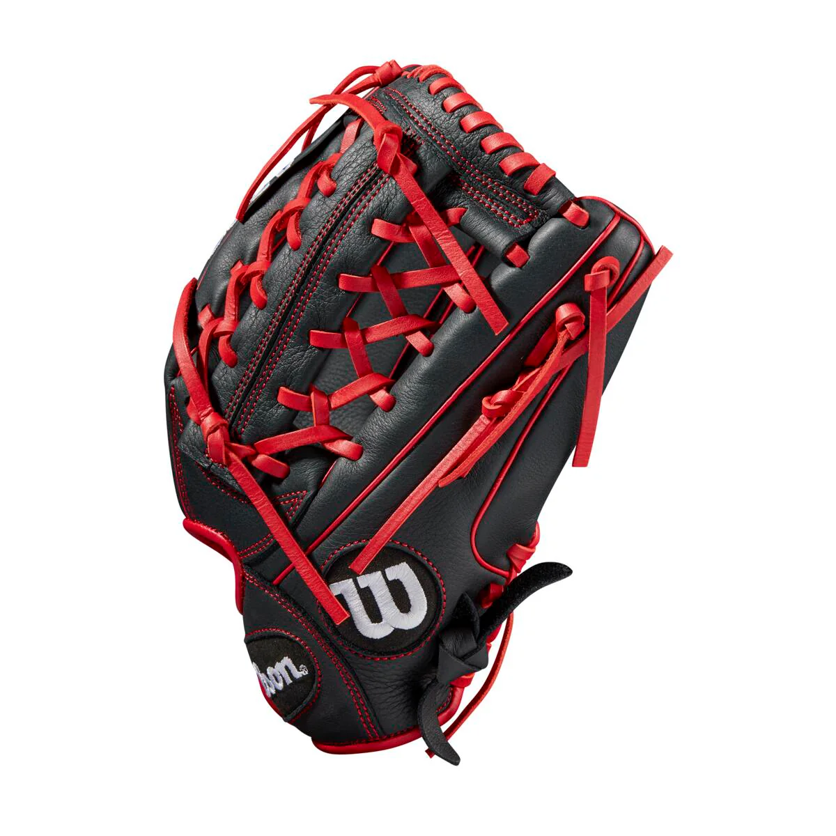 Wilson A700 Pro T-Lace Web Black/Red 12" - Image 3