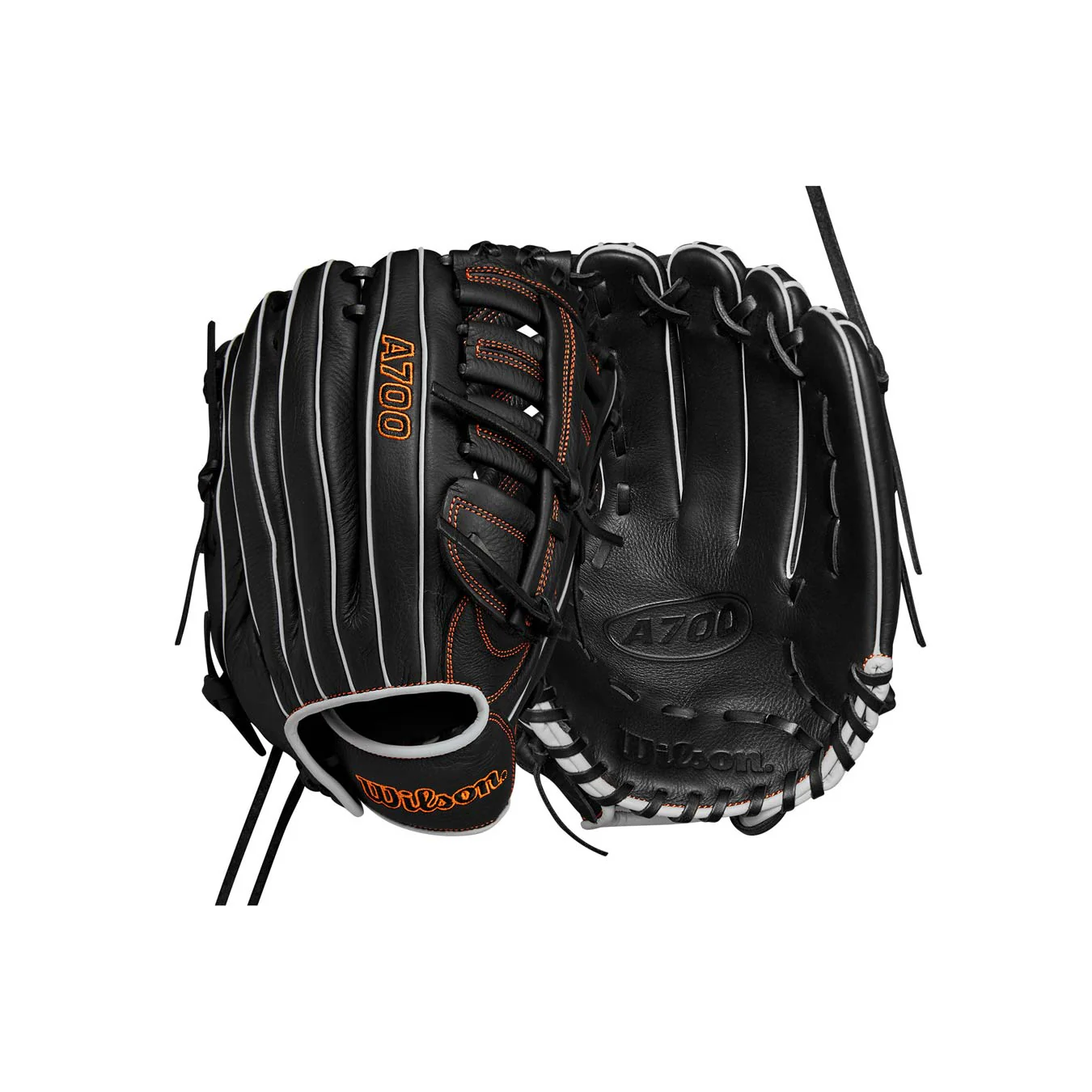 Wilson A700 Single Post Black/Silver/Orange 12.5" - Image 6