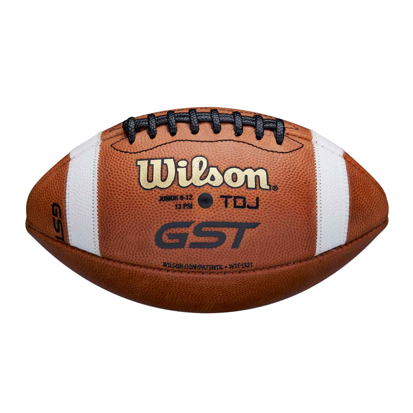 Wilson GST TDJ Junior Leather Football (ages 9-12) - Image 2